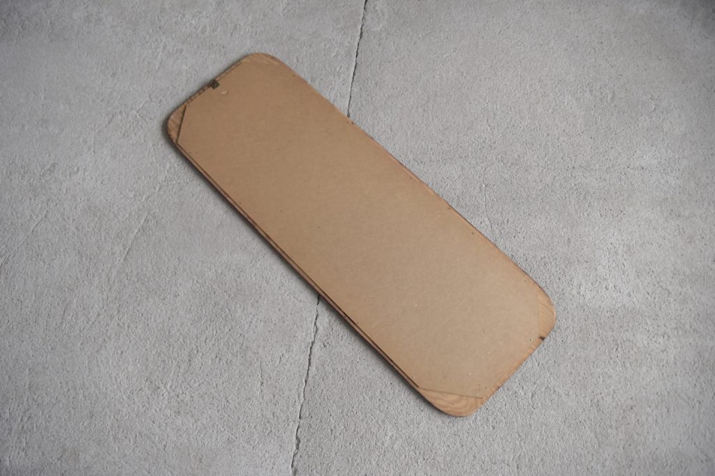 Duże lustro ścienne, Dania, lata 50