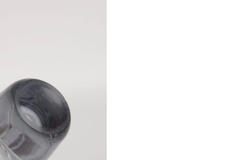 Wazon, szkło artystyczne, proj. Sven Palmquist, Orrefors, Szwecja, lata 50