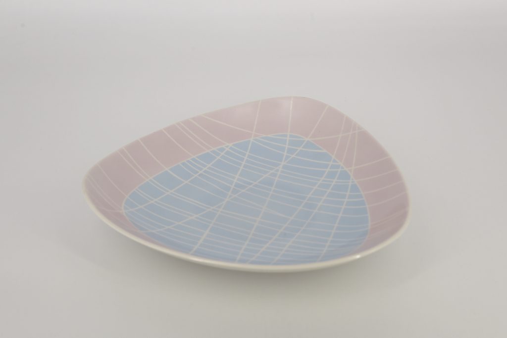 Talerz porcelanowy, Weimar Porzellan, Niemcy, lata 70