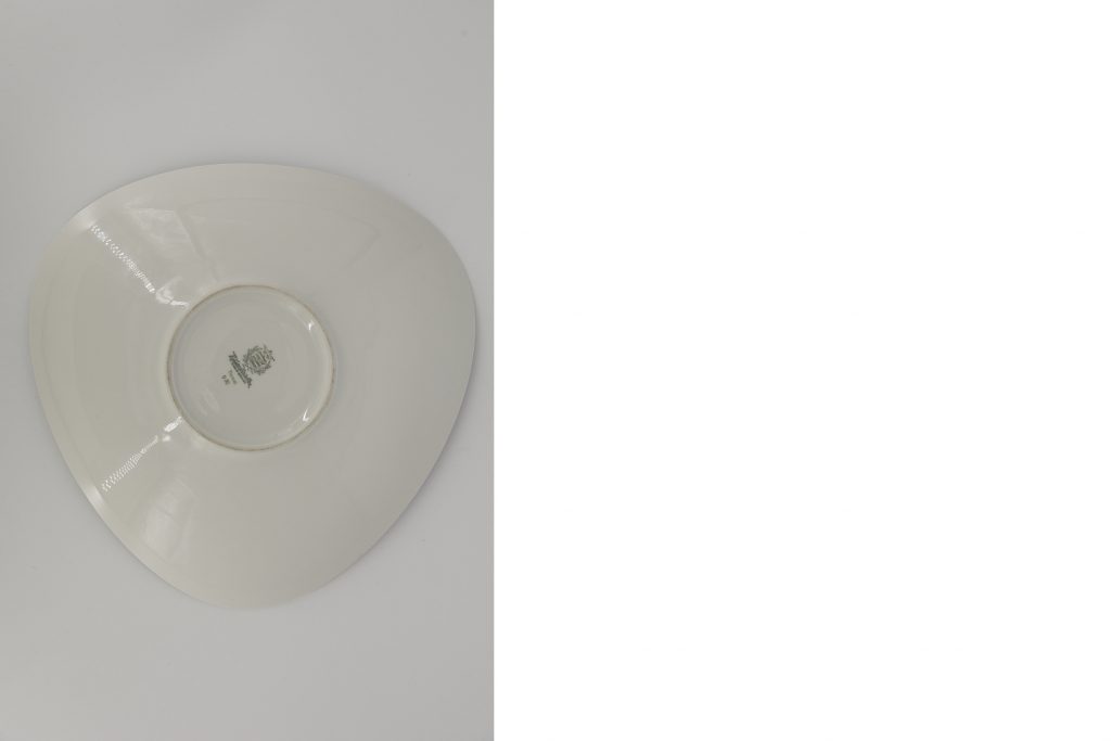 Talerz porcelanowy, Weimar Porzellan, Niemcy, lata 70