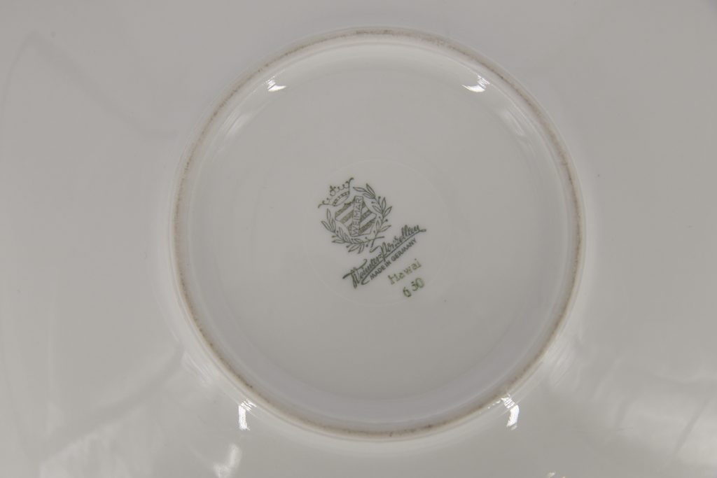 Talerz porcelanowy, Weimar Porzellan, Niemcy, lata 70