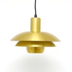 Gold Lamp, Belux, Denmark, 1970s