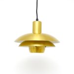 Gold Lamp, Belux, Denmark, 1970s