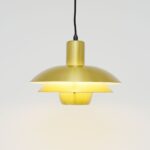 Gold Lamp, Belux, Denmark, 1970s