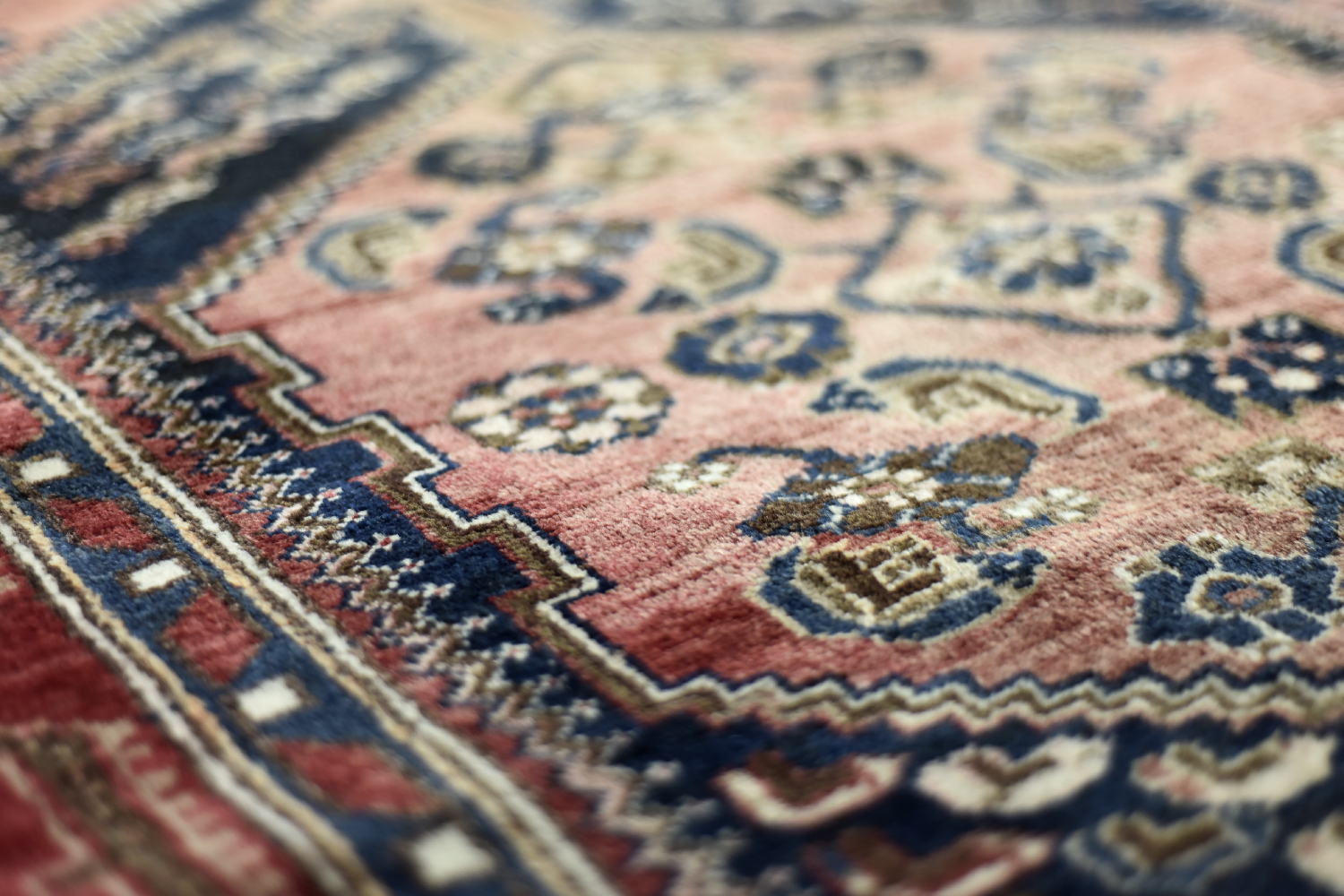 Dywan orientalny Hamadan Kamse, Persja/Iran, lata 60