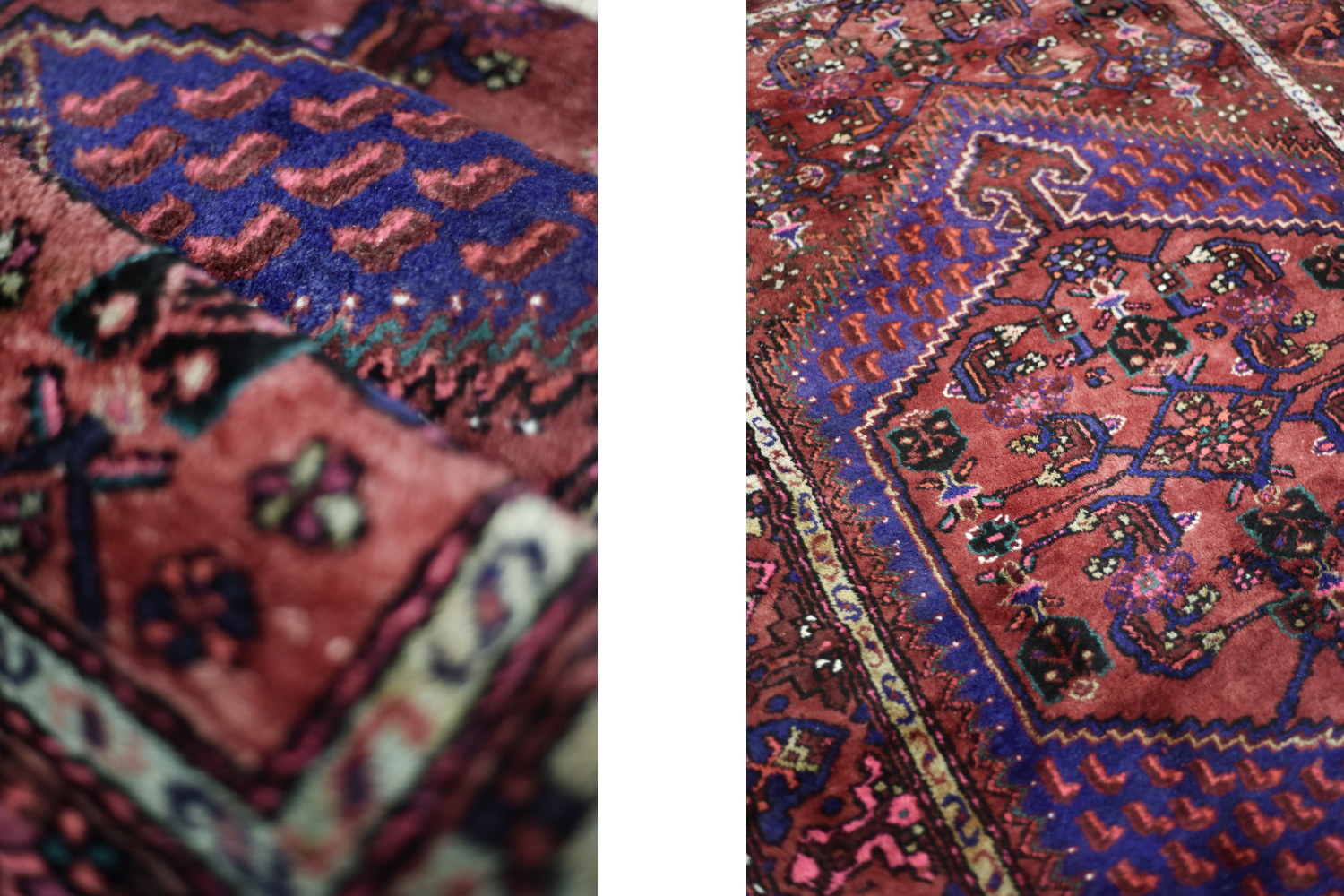 Dywan orientalny Hamadan, Persja/Iran, lata 60