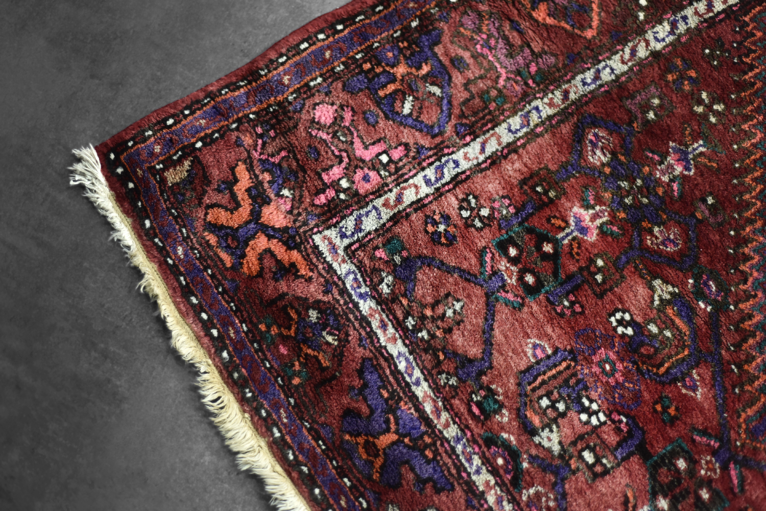 Dywan orientalny Hamadan, Persja/Iran, lata 60