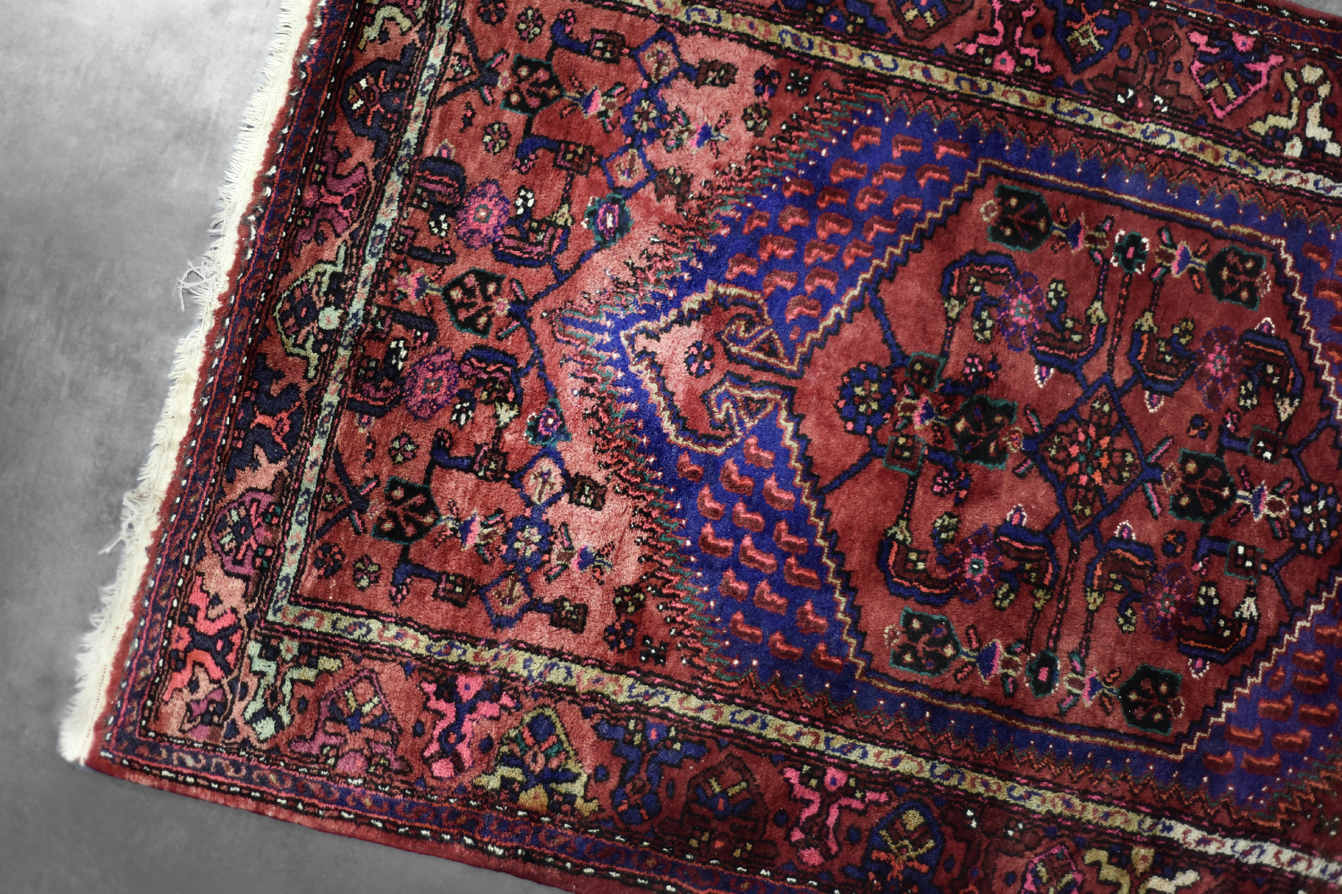 Dywan orientalny Hamadan, Persja/Iran, lata 60