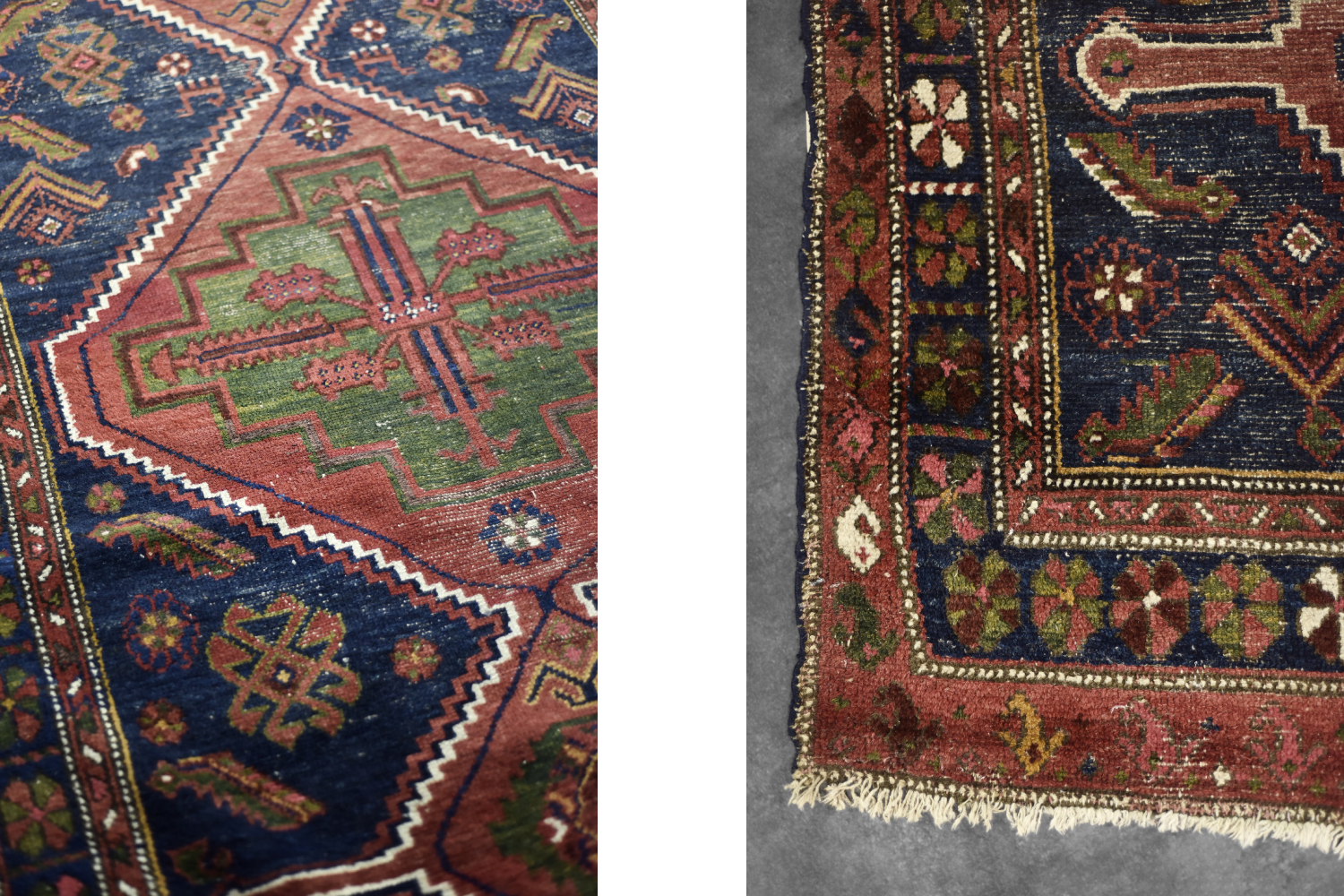 Nomadyczny dywan Tribal Shiraz Qashqai, Persja/Iran, lata 40