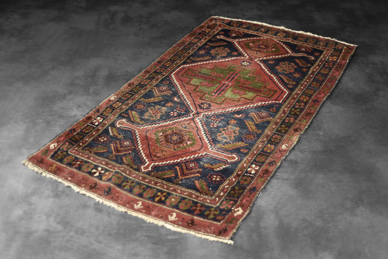 Nomadyczny dywan Tribal Shiraz Qashqai, Persja/Iran, lata 40