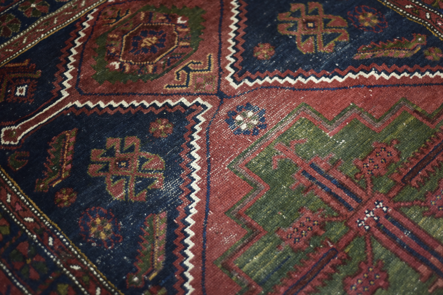 Nomadyczny dywan Tribal Shiraz Qashqai, Persja/Iran, lata 40