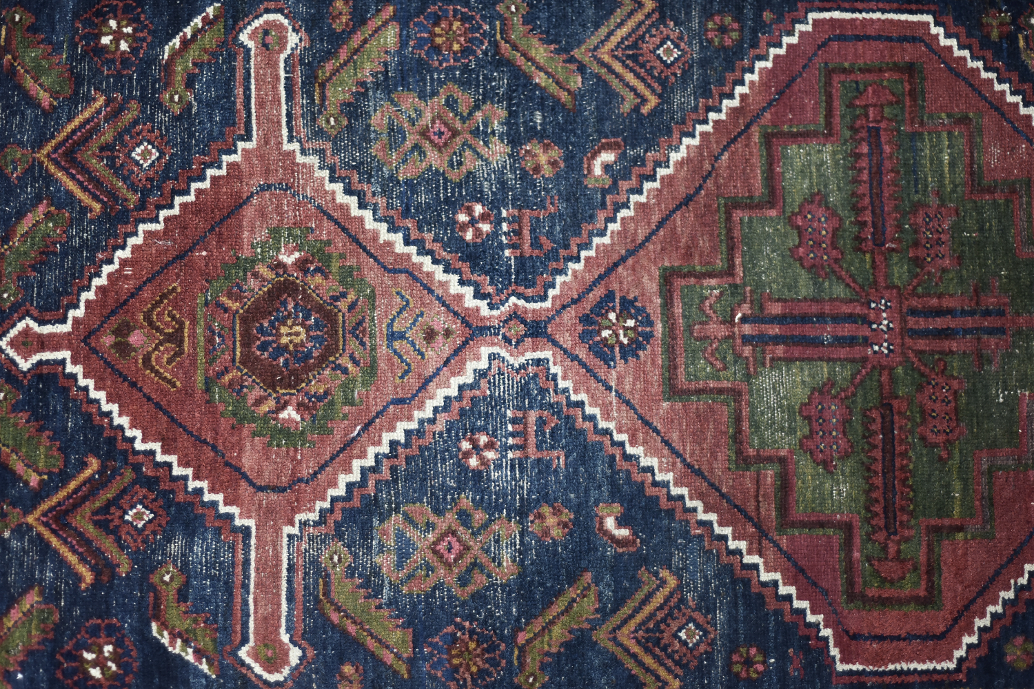 Nomadyczny dywan Tribal Shiraz Qashqai, Persja/Iran, lata 40