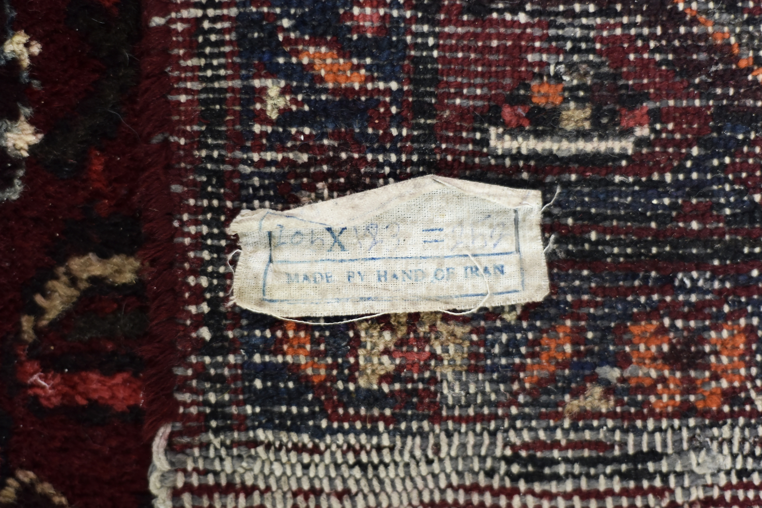 Dywan orientalny Hamadan, Persja/Iran, lata 60