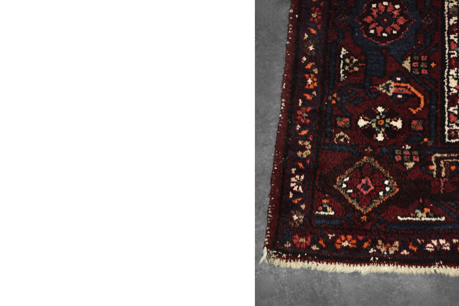 Dywan orientalny Hamadan, Persja/Iran, lata 60