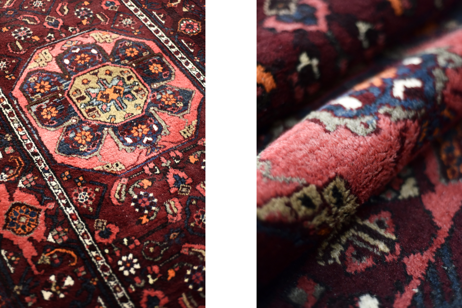 Dywan orientalny Hamadan, Persja/Iran, lata 60