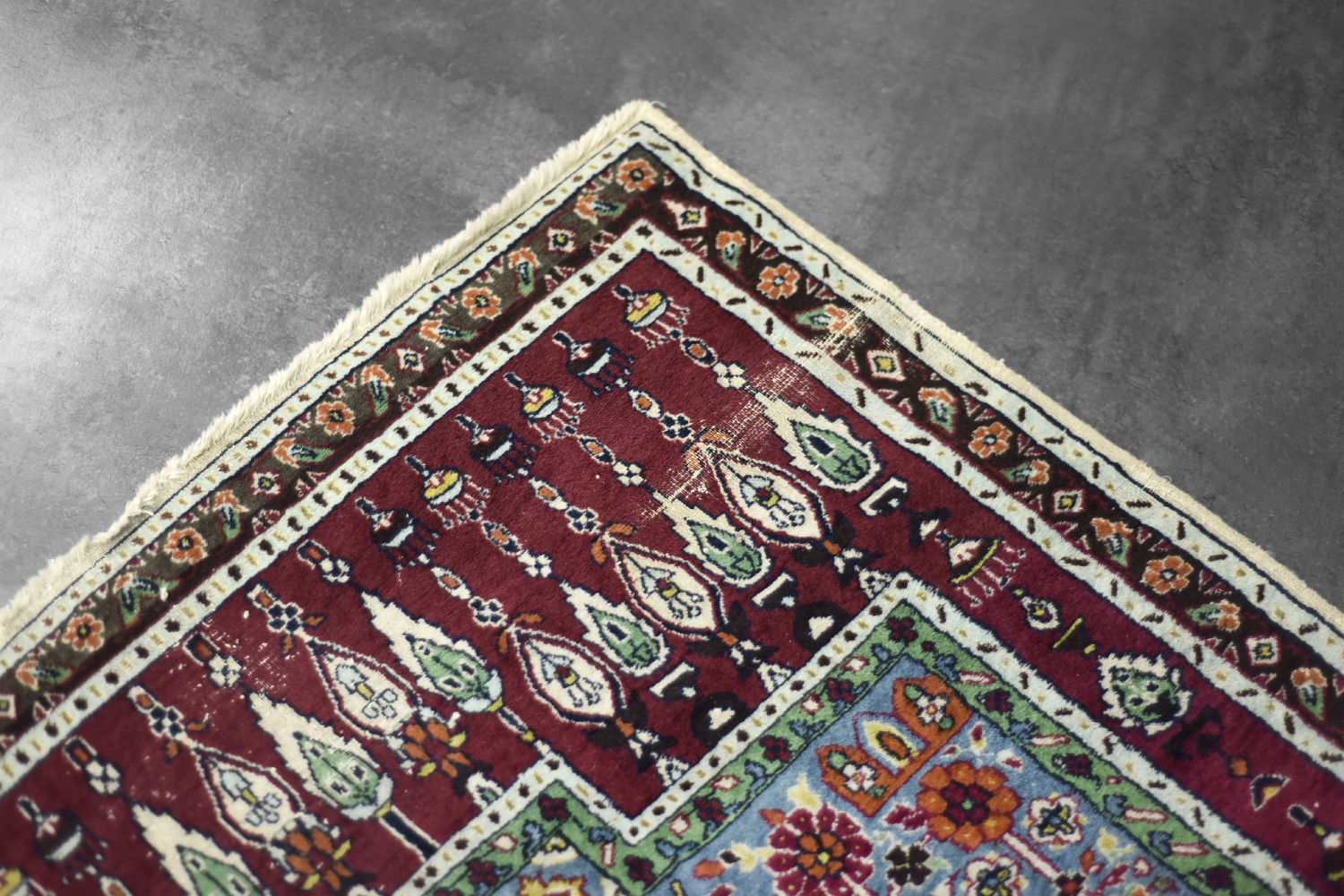 Orientalny dywan modlitewny Baluch, Iran, lata 60