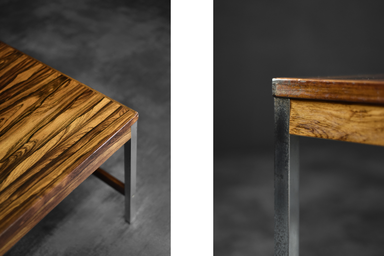 Rosewood coffee table, HMB Möbler Rörvik, Sweden, 1960s