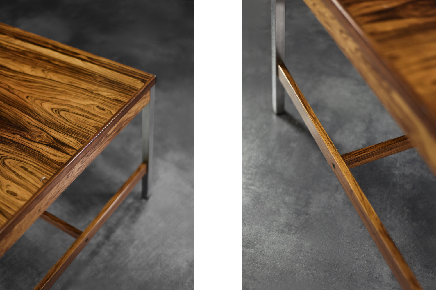 Rosewood coffee table, HMB Möbler Rörvik, Sweden, 1960s