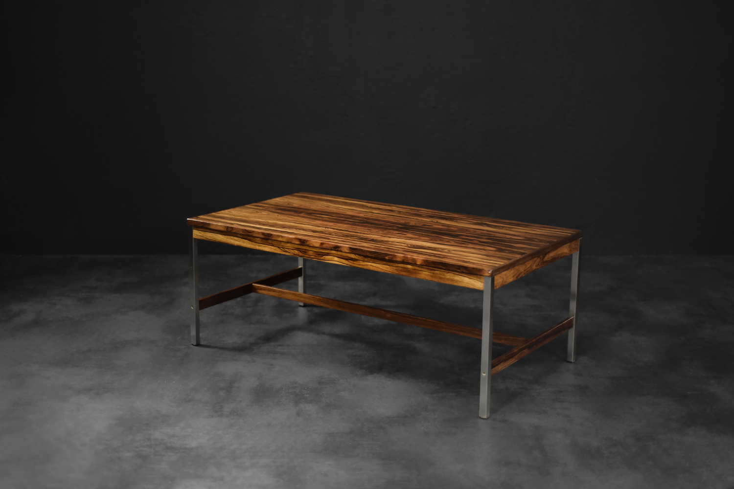 Rosewood coffee table, HMB Möbler Rörvik, Sweden, 1960s
