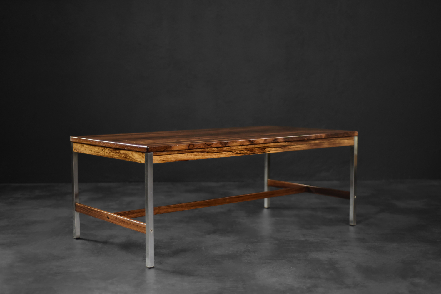 Rosewood coffee table, HMB Möbler Rörvik, Sweden, 1960s
