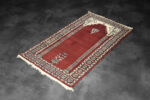 Orientalny dywan modlitewny Mihrab, Pakistan, lata 60