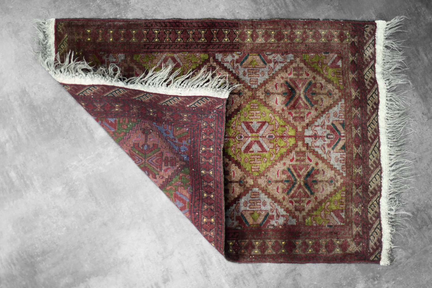 Dywan turkmeński Ersari, Afganistan, lata 50