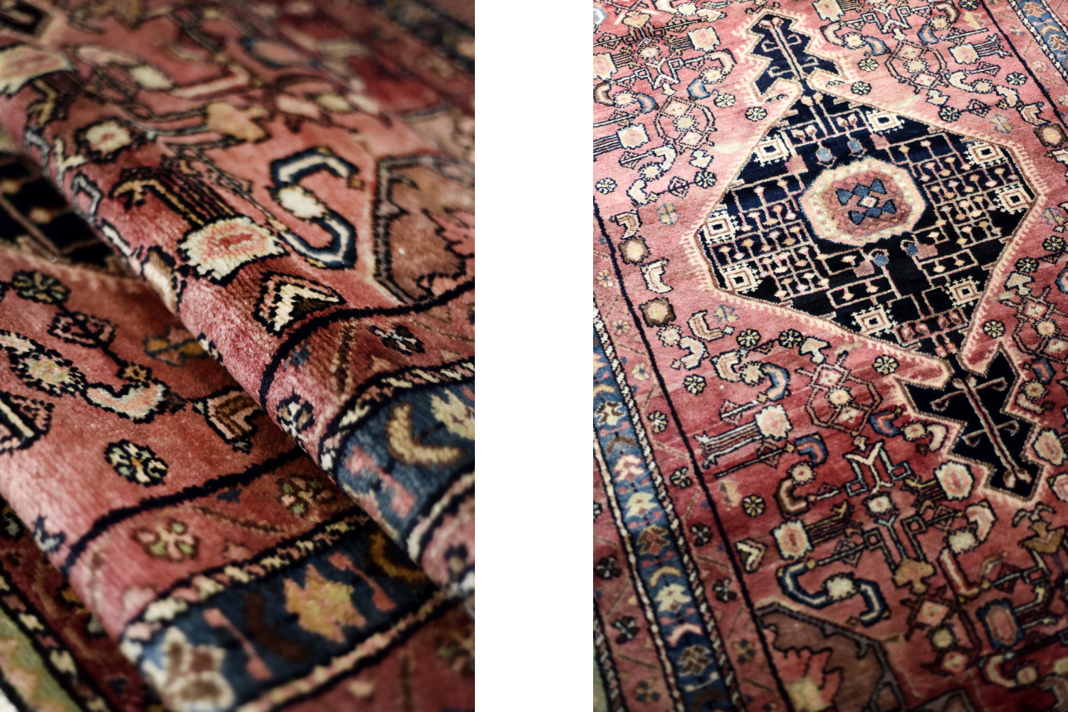 Zanjan Hamadan oriental rug, Persia/Iran, 1960s