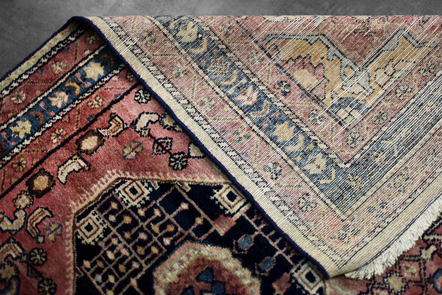 Zanjan Hamadan oriental rug, Persia/Iran, 1960s