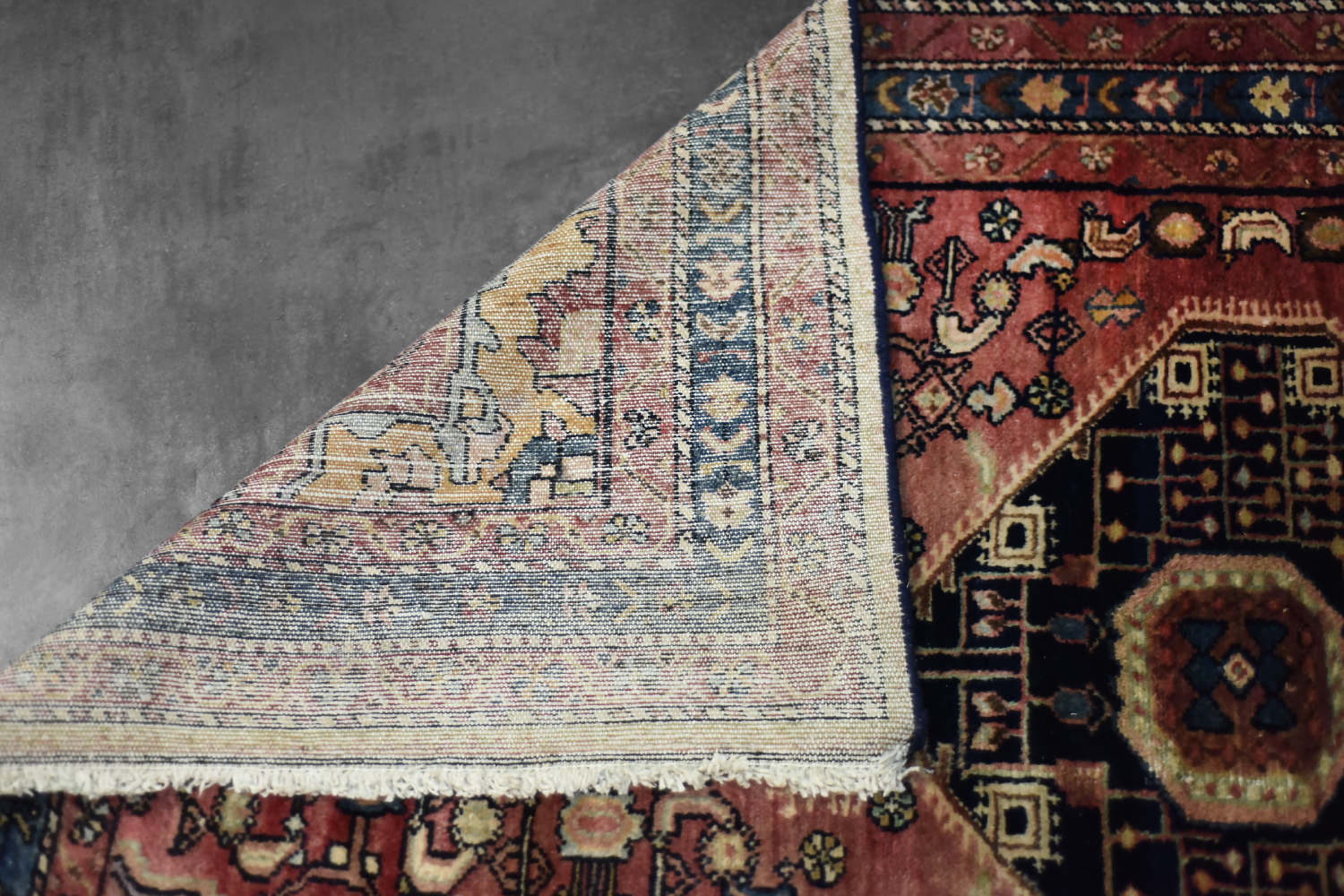 Zanjan Hamadan oriental rug, Persia/Iran, 1960s