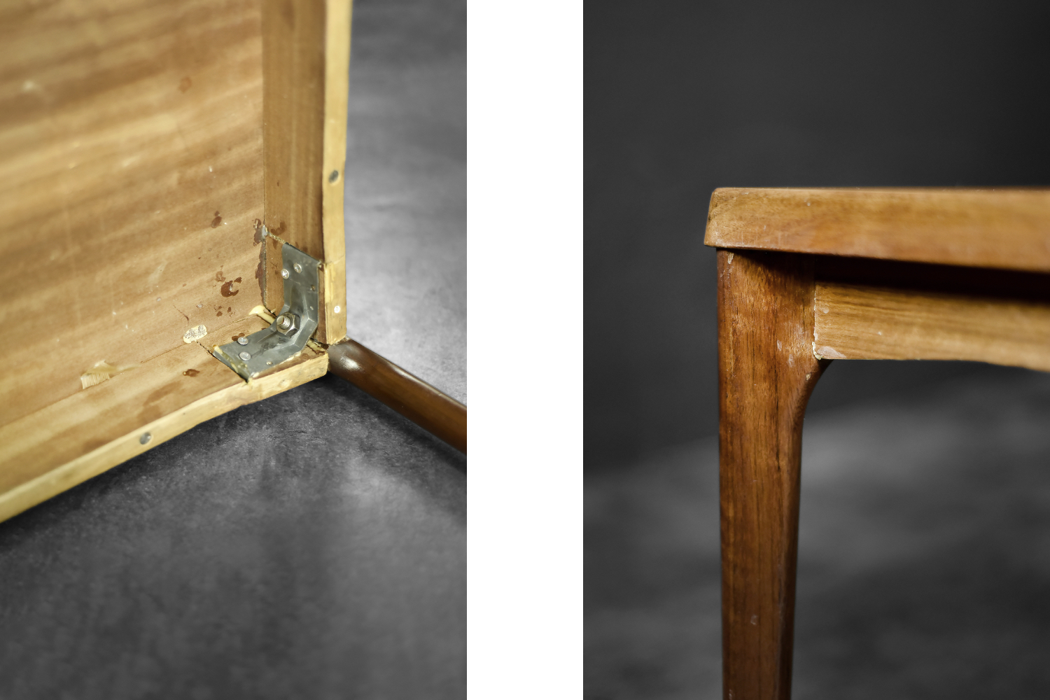 Tekowy stolik kawowy, proj. Henning Kjærnulf dla Vejle Møbelfabrik, Dania, lata 60