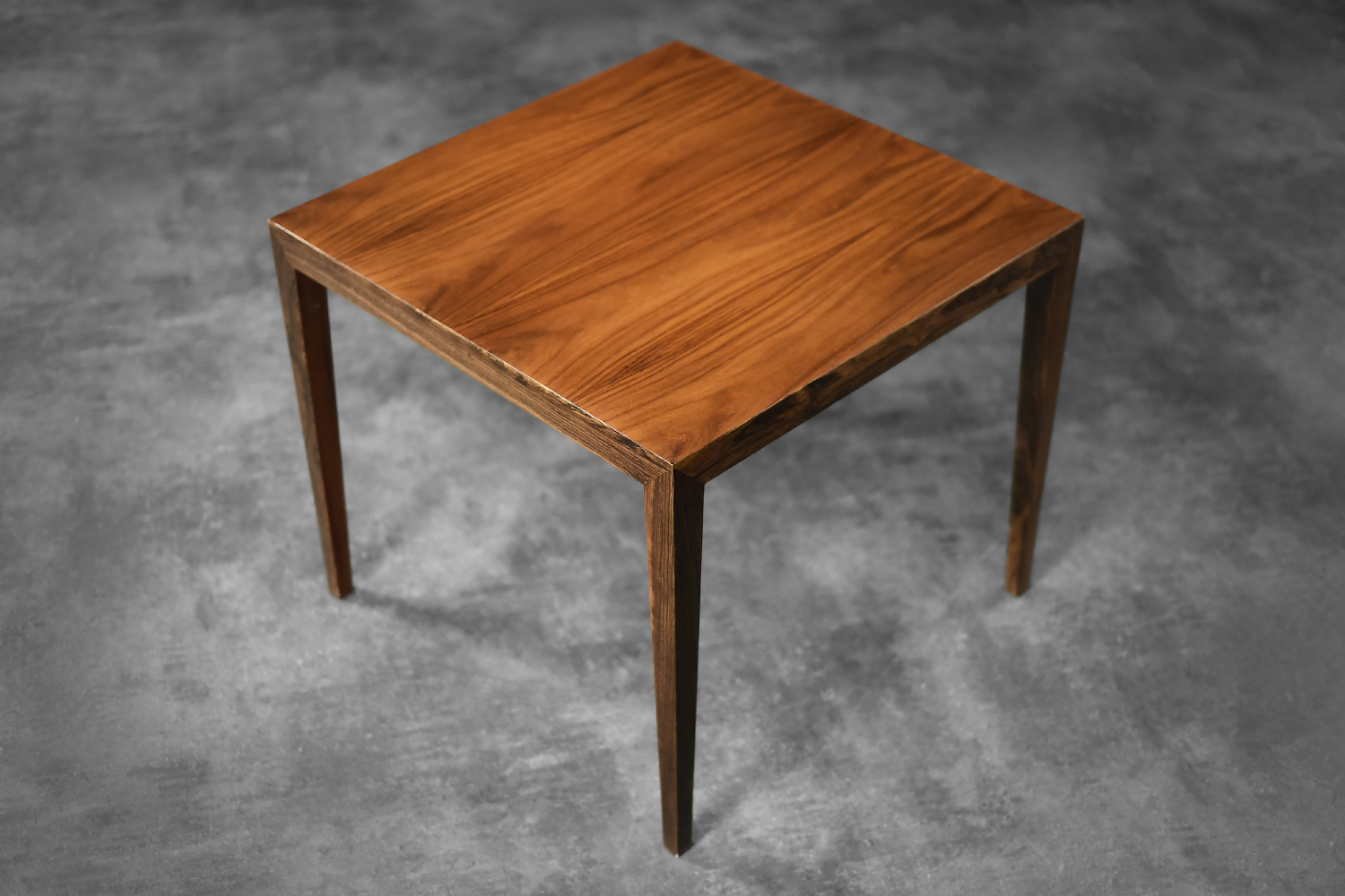 Rosewood coffee table, designed by Severin Hansen for Haslev Møbelsnedkeri, Denmark, 1960s