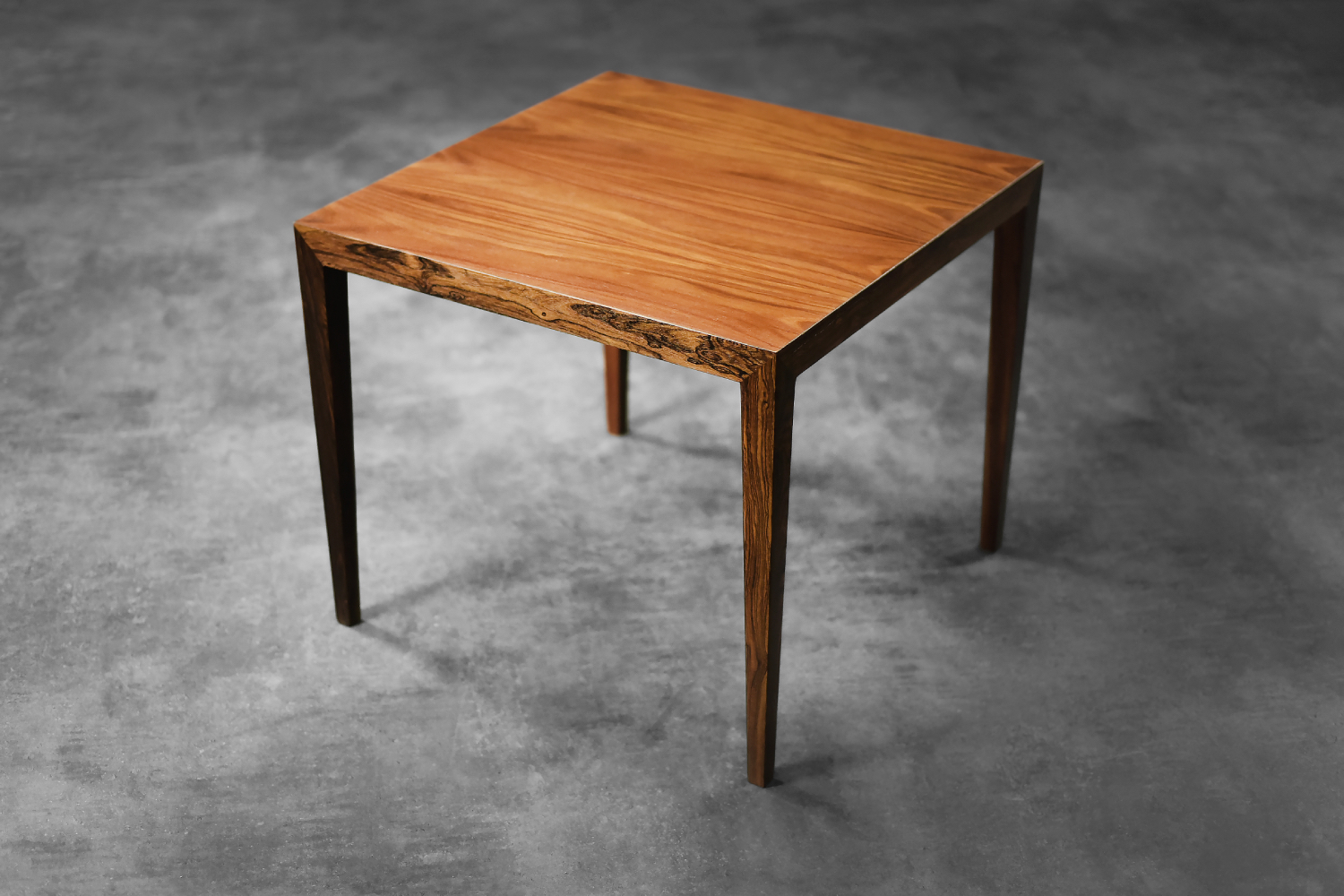 Rosewood coffee table, designed by Severin Hansen for Haslev Møbelsnedkeri, Denmark, 1960s