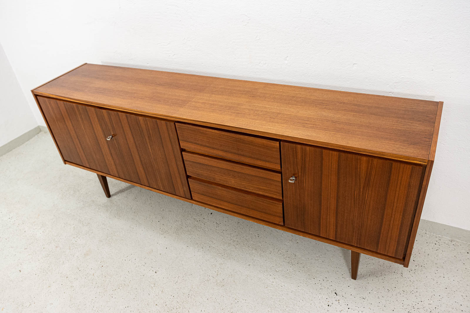 Vintage sideboard, Swarzędzkie Fabryki Mebli, PRL, 1970s