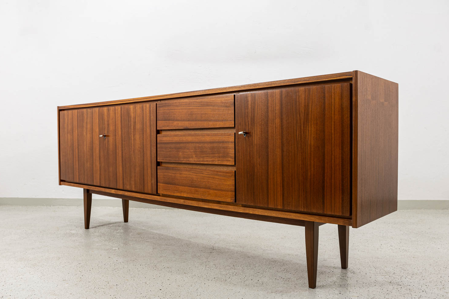 Vintage sideboard, Swarzędzkie Fabryki Mebli, PRL, 1970s