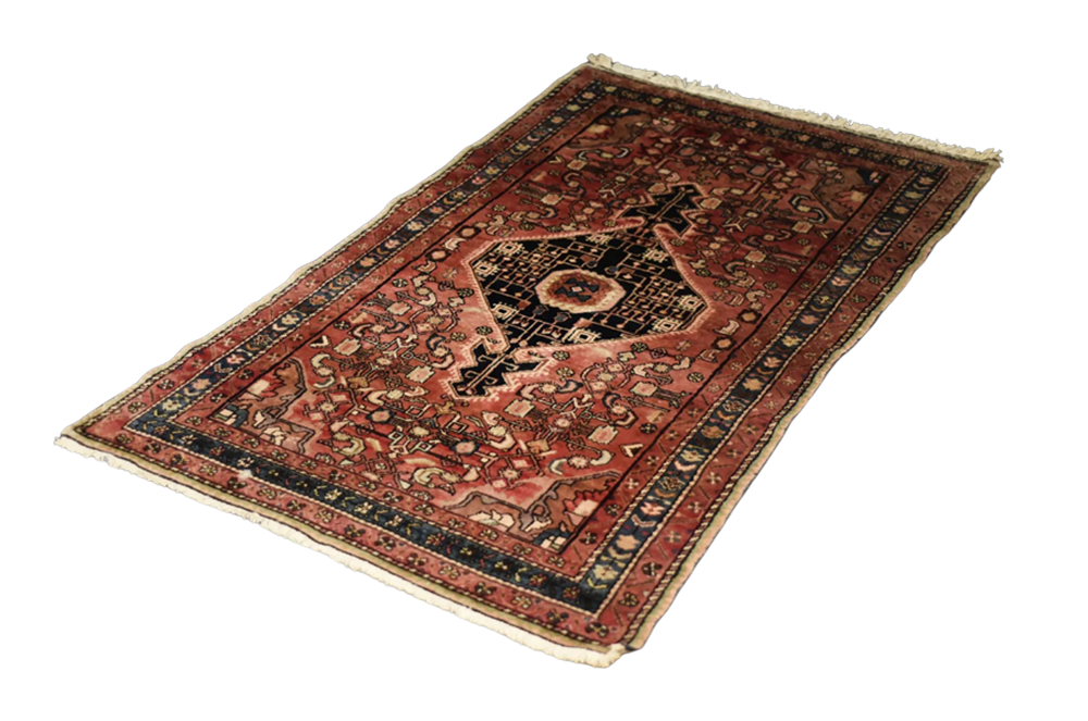 Zanjan Hamadan oriental rug, Persia/Iran, 1960s