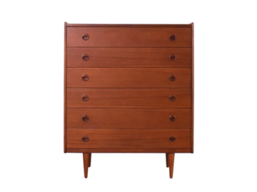 Komoda tekowa, Dania, lata 60