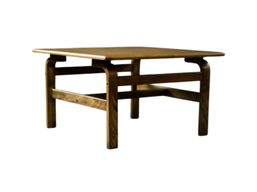 Niski stolik kawowy, proj. Karl-Erik Ekselius dla JOC Vetlanda, Szwecja, lata 60