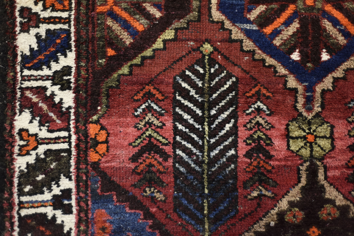 Dywan orientalny Hamadan, Persja/Iran, lata 60