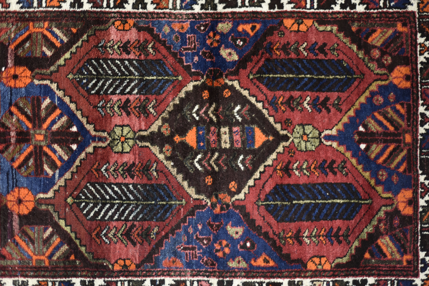 Dywan orientalny Hamadan, Persja/Iran, lata 60