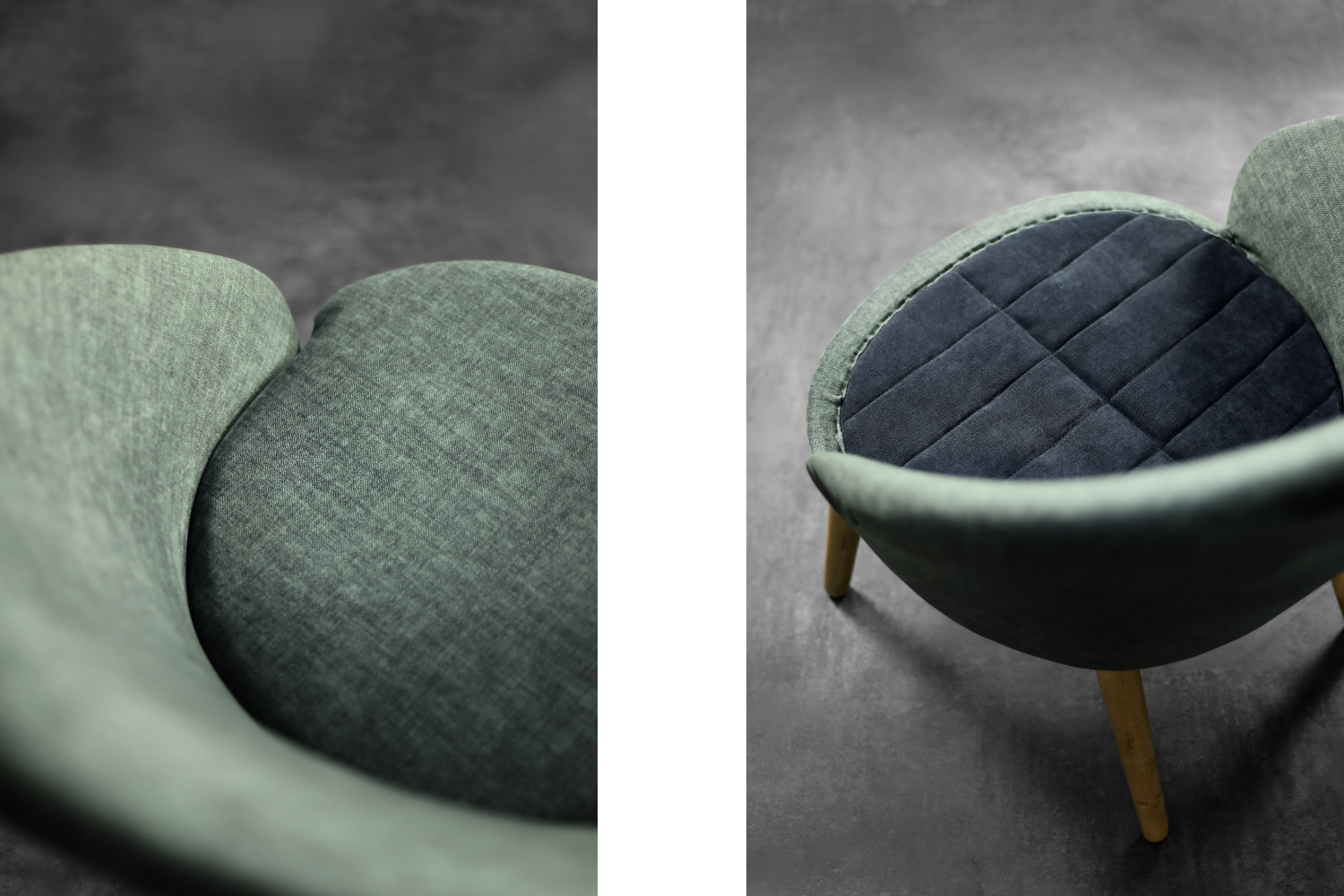 Fotel Model 301 proj. Ejvind A. Johansson, Godtfred H. Petersen, Dania, lata 50