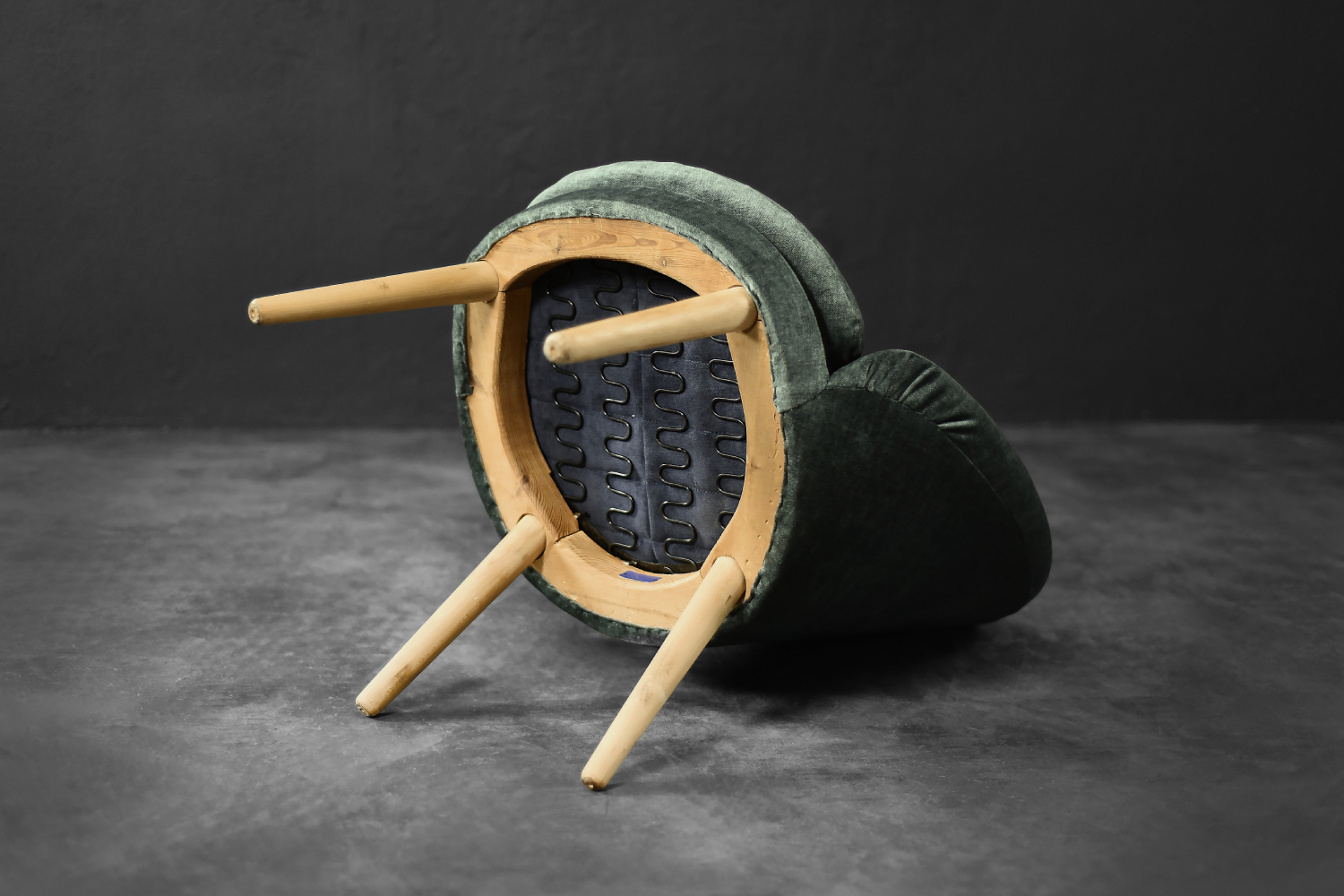 Fotel Model 301 proj. Ejvind A. Johansson, Godtfred H. Petersen, Dania, lata 50