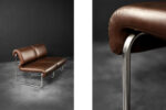 Dwuosobowa sofa na metalowym stelażu, Niemcy, lata 70