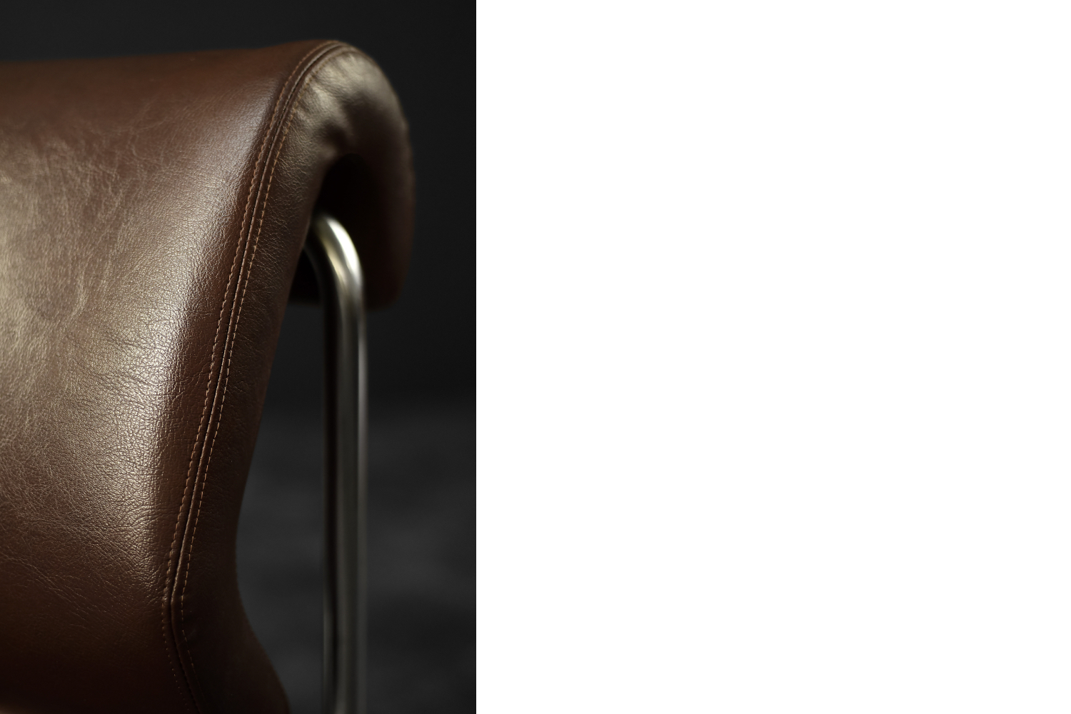 Dwuosobowa sofa na metalowym stelażu, Niemcy, lata 70