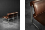Dwuosobowa sofa na metalowym stelażu, Niemcy, lata 70