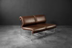 Dwuosobowa sofa na metalowym stelażu, Niemcy, lata 70