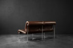 Dwuosobowa sofa na metalowym stelażu, Niemcy, lata 70