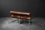 Dwuosobowa sofa na metalowym stelażu, Niemcy, lata 70