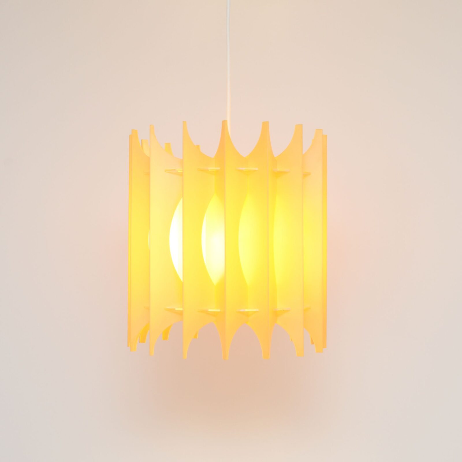 Lampa Facette, proj. Gunner Jensen, Szwecja, lata 70