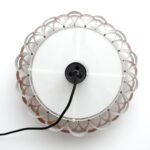 Miedziana lampa proj. Werner Schou dla Coronell Elektro, lata 70