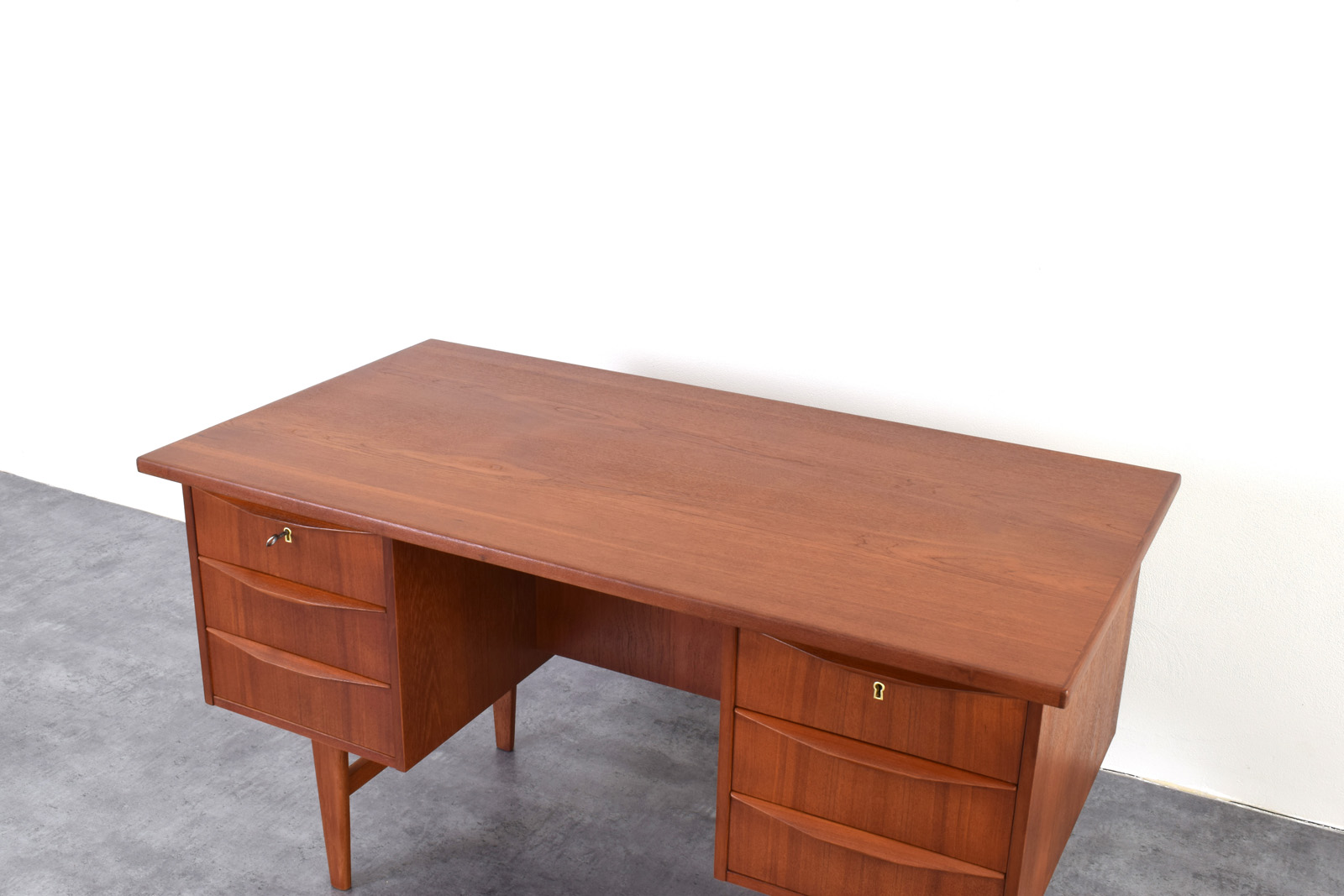 Scandinavian teak desk, Denmark, 1960s